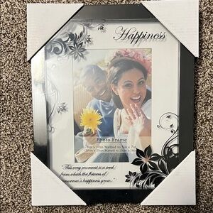Elegant Black and White Photo Frame